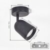Lemak foco de techo LED orientable GU10 de superficie moderno para salón y pasillo