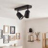 Lemak foco de techo LED orientable de 2 luces GU10 para salón y pasillo