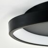 Rimon plafón LED de techo con mando a distancia, redondo ø 36 cm, moderno