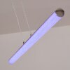 Flaut Lámpara Colgante LED Cromo, 1 luz, Mando a distancia, Cambia de color