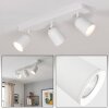 Lemak plafón de techo LED GU10 de 3 focos orientables, diseño moderno