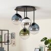 Gastor plafón de techo con bolas de vidrio de colores, 4 luces E14