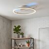Narok plafón LED de techo con mando a distancia, aro luminoso moderno para salón