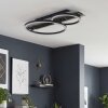 Kordex plafón de techo LED moderno con doble aro para salón y dormitorio