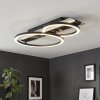 Kordex plafón de techo LED moderno con doble aro para salón y dormitorio