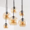 Koyoto lámpara de techo colgante 6 luces E27 con pantallas globo para comedor