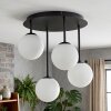 Chehalis plafón globo de techo con bolas colgantes G9, 4 luces retro