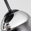 Luminaria esférica moderna Chehalis, racimo de 4 pantallas de vidrio cromado ahumado