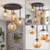 Chehalis plafón de techo 4 luces con globos colgantes para comedor y salón
