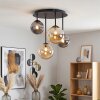 Chehalis plafón de techo con 4 luces G9, lámpara de techo de esferas Ø 38 cm