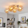 Gastor plafón de techo moderno 4 luces E14 con pantallas de globo