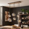 Koyoto lámpara colgante comedor de 6 luces E27 con globos a distintas alturas