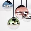 Chehalis lámpara de techo de globos, plafón 4 luces G9 redondo ø 38 cm