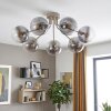 Gastor plafón de techo de 7 luces E14 con tulipas globo para salón