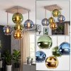 Koyoto lámpara de techo con globos, 5 luces E14 para salón y comedor