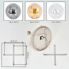 Luminaria esférica Gastor con pantallas de vidrio ámbar, transparente y ahumado, ø 15 cm