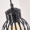 Oravi lámpara colgante con barra de madera 3 luces E27, largo 60 cm