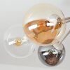 Gastor plafón de techo con bolas redondas, 7 luces E14, diámetro 82 cm