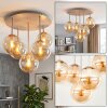 Gastor plafón de techo vintage de 5 luces E14 con globos redondos Ø 45 cm
