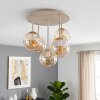Gastor plafón de techo vintage de 5 luces E14 con globos redondos Ø 45 cm