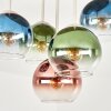 Koyoto plafón de techo 5 luces E14, lámpara de techo con pantallas globo