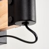 Lemou aplique de pared vintage E27 con portalámparas visto para salón y pasillo
