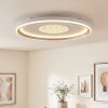Plafón LED Orvix redondo Ø 59 cm con mando a distancia, diseño moderno