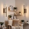 Kiron aplique de pared LED interior, lámpara de pared alargada, set de 2
