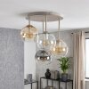 Koyoto plafón de techo 4 luces E14 con pantallas esféricas para salón