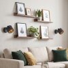 Alsen aplique de pared con foco orientable y pantalla de ranuras, set de 2