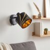 Alsen aplique de pared con pantalla ranurada, foco orientable para lectura