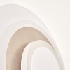 Lemik aplique de pared LED redondo orientable con anillos luminosos