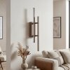Kiron aplique LED de pared lineal rectangular, 14 W, 1450 lúmenes, 3000 Kelvin