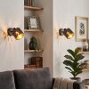 Alsen aplique de pared orientable, set de 2 con pantalla con recortes E14