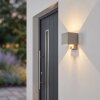 Tamarin aplique LED exterior con sensor de movimiento, luz de pared cuadrada