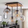 Koyoto lámpara de techo 4 luces con pantallas globo para salón y comedor