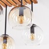 Koyoto lámpara de techo 4 luces con pantallas globo para salón y comedor