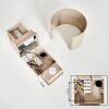 Tamarin aplique de pared exterior con sensor de movimiento LED, set de 2