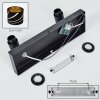 Alsen plafón orientable de techo con 2 focos E14 y pantallas de líneas retro