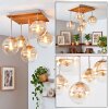 Gastor lámpara de techo con globos, 5 luces, Ø 39 cm, casquillo E14