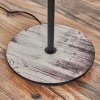Lámpara de pie Industrial Hora, dos focos orientables para el rincón de lectura