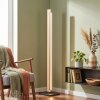 Inzino lámpara de pie LED de columna rectangular, 123,5 cm, para salón
