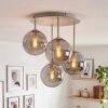 Plafón de techo Gastor de 4 luces con esferas redondas, ø 38 cm