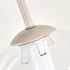 Gastor plafón de techo redondo 4 luces con globos colgantes E14 Ø 38 cm