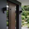 Kingstown aplique exterior con sensor de movimiento, pack de 2, formato cúbico