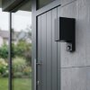 Kingstown aplique exterior con sensor de movimiento GU10 de 2 luces rectangular