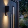 Kingstown aplique exterior con sensor de movimiento GU10 de 2 luces rectangular