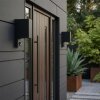 Aplique de exterior Kingstown angular, set de 2, sensor de movimiento, IP44, Up & Down