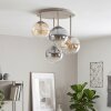 Gastor lámpara de techo con globos, 4 luces E14, redonda Ø38 cm, salón