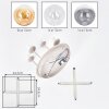 Luminaria esférica Gastor, 4 pantallas ámbar, transparentes y ahumadas, ø 15 cm, E14